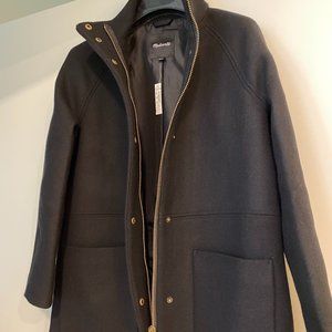 NEW Madewell Estate Cocoon Coat in Insuluxe Fabric